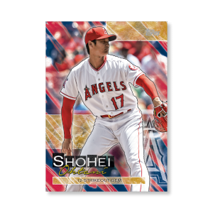 Shohei Ohtani 2019 Topps Baseball Update Series Player Highlights 8 Poster Gold Ed. # to 1- artbble-pos-19tbus-5658-gold-s