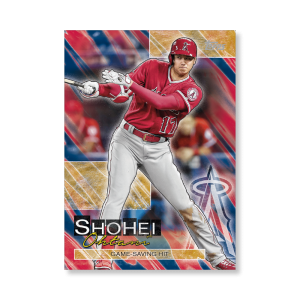 Shohei Ohtani 2019 Topps Baseball Update Series Player Highlights 9 Poster Gold Ed. # to 1- artbble-pos-19tbus-5659-gold-s
