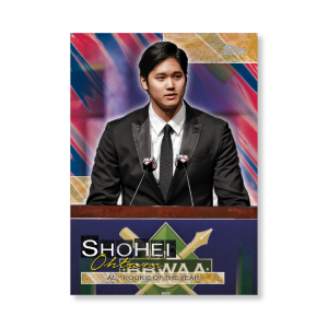 Shohei Ohtani 2019 Topps Baseball Update Series Player Highlights 17 Poster Gold Ed. # to 1- artbble-pos-19tbus-5667-gold-s