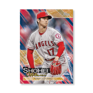 Shohei Ohtani 2019 Topps Baseball Update Series Player Highlights 18 Poster Gold Ed. # to 1- artbble-pos-19tbus-5668-gold-s