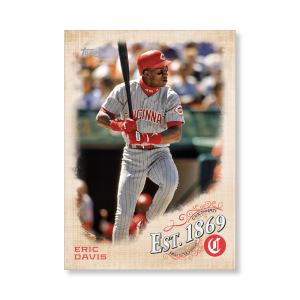 Eric Davis 2019 Topps Baseball Update Series EST 1869 Poster # to 99- artbble-pos-19tbus-5710-s
