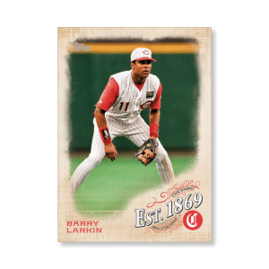 Barry Larkin 2019 Topps Baseball Update Series EST 1869 Poster # to 99- artbble-pos-19tbus-5712-s