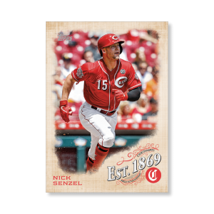 Nick Senzel 2019 Topps Baseball Update Series EST 1869 Poster # to 99- artbble-pos-19tbus-5715-s