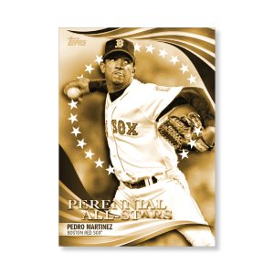 Pedro Martinez 2019 Topps Baseball Update Series Perennial All Stars Poster Gold Ed. # to 1- artbble-pos-19tbus-5805-gold-s