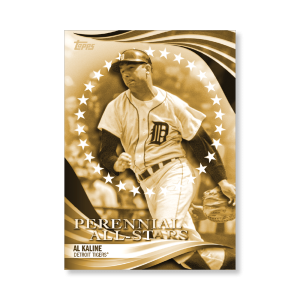 Al Kaline 2019 Topps Baseball Update Series Perennial All Stars Poster Gold Ed. # to 1- artbble-pos-19tbus-5815-gold-s