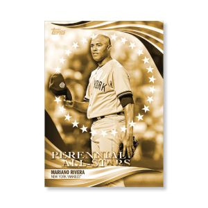 Mariano Rivera 2019 Topps Baseball Update Series Perennial All Stars Poster Gold Ed. # to 1- artbble-pos-19tbus-5825-gold-s