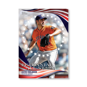 Justin Verlander 2019 Topps Baseball Update Series Perennial All Stars Poster # to 99- artbble-pos-19tbus-5835-s