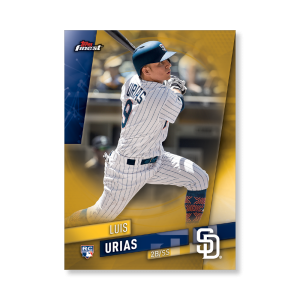 Luis Urias 2019 Topps Finest Baseball Base Poster Gold Ed. # to 1- artbble-pos-19tfbb-1005-gold-s