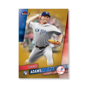 Chance Adams 2019 Topps Finest Baseball Base Poster Gold Ed. # to 1- artbble-pos-19tfbb-1020-gold-s