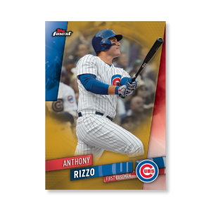 Anthony Rizzo 2019 Topps Finest Baseball Base Poster Gold Ed. # to 1- artbble-pos-19tfbb-1044-gold-s