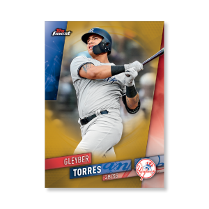 Gleyber Torres 2019 Topps Finest Baseball Base Poster Gold Ed. # to 1- artbble-pos-19tfbb-1100-gold-s