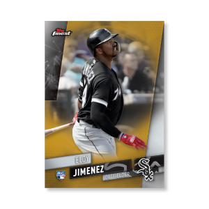 Eloy Jimenez 2019 Topps Finest Baseball Base Poster Gold Ed. # to 1- artbble-pos-19tfbb-1101-gold-s