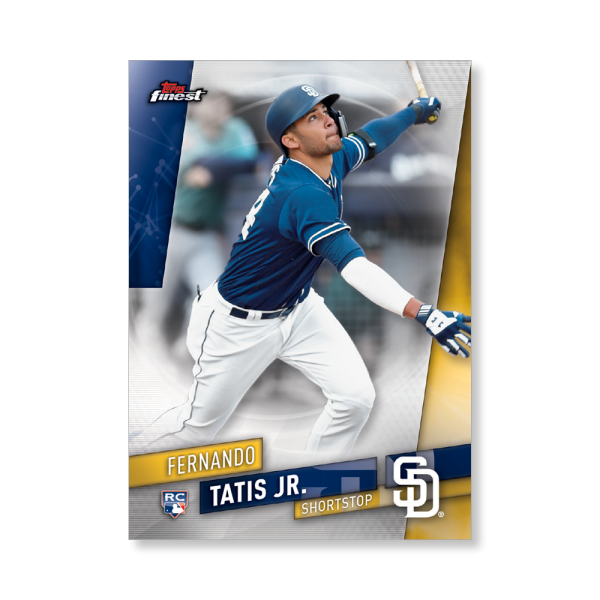 Fernando Tatis Jr. 2019 Topps Finest Baseball Base Poster # to 99- artbble-pos-19tfbb-1103-s