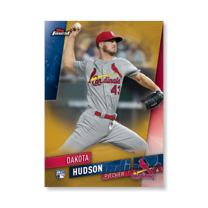 Dakota Hudson 2019 Topps Finest Baseball Extended Set Base Cards Poster Gold Ed. # to 1- artbble-pos-19tfbb-2003-gold-s