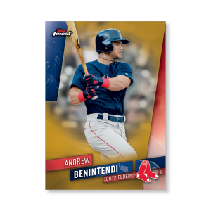 Andrew Benintendi 2019 Topps Finest Baseball Extended Set Base Cards Poster Gold Ed. # to 1- artbble-pos-19tfbb-2014-gold-s