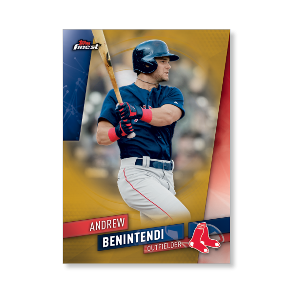 Andrew Benintendi 2019 Topps Finest Baseball Extended Set Base Cards Poster Gold Ed. # to 1- artbble-pos-19tfbb-2014-gold-s