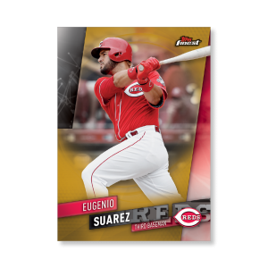 Eugenio Suarez 2019 Topps Finest Baseball Extended Set Base Cards Poster Gold Ed. # to 1- artbble-pos-19tfbb-2023-gold-s