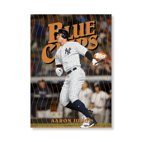 Aaron Judge 2019 Topps Finest Baseball Finest Blue Chips Poster # to 99- artbble-pos-19tfbb-2102-s