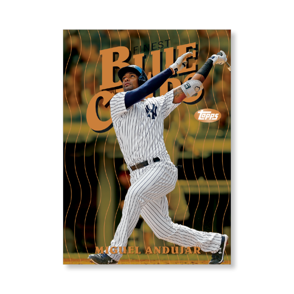 Miguel Andujar 2019 Topps Finest Baseball Finest Blue Chips Poster Gold Ed. # to 1- artbble-pos-19tfbb-2105-gold-s