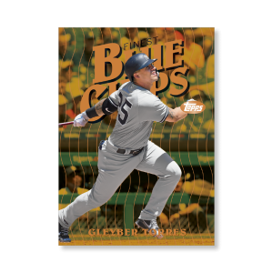 Gleyber Torres 2019 Topps Finest Baseball Finest Blue Chips Poster Gold Ed. # to 1- artbble-pos-19tfbb-2112-gold-s