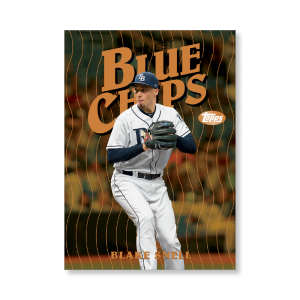 Blake Snell 2019 Topps Finest Baseball Finest Blue Chips Poster Gold Ed. # to 1- artbble-pos-19tfbb-2114-gold-s