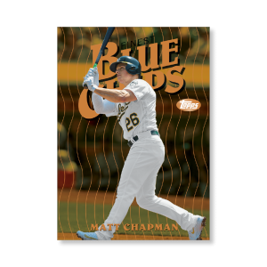 Matt Chapman 2019 Topps Finest Baseball Finest Blue Chips Poster Gold Ed. # to 1- artbble-pos-19tfbb-2115-gold-s
