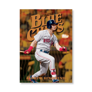 Andrew Benintendi 2019 Topps Finest Baseball Finest Blue Chips Poster Gold Ed. # to 1- artbble-pos-19tfbb-2122-gold-s