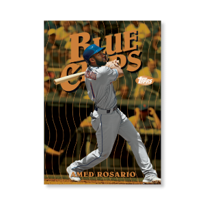 Amed Rosario 2019 Topps Finest Baseball Finest Blue Chips Poster Gold Ed. # to 1- artbble-pos-19tfbb-2124-gold-s