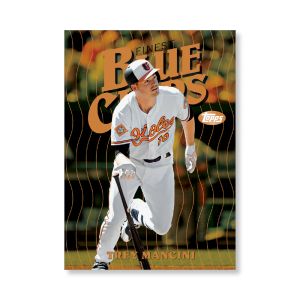 Trey Mancini 2019 Topps Finest Baseball Finest Blue Chips Poster Gold Ed. # to 1- artbble-pos-19tfbb-2125-gold-s
