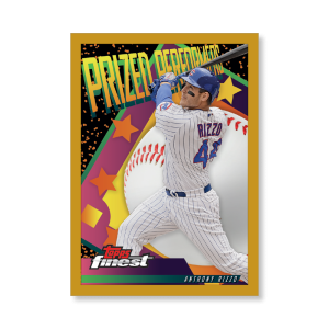 Anthony Rizzo 2019 Topps Finest Baseball Prized Performers Poster Gold Ed. # to 1- artbble-pos-19tfbb-2204-gold-s