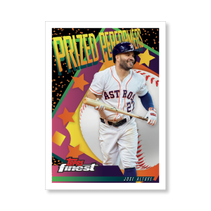 Jose Altuve 2019 Topps Finest Baseball Prized Performers Poster # to 99- artbble-pos-19tfbb-2205-s