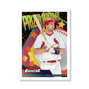 Paul Goldschmidt 2019 Topps Finest Baseball Prized Performers Poster # to 99- artbble-pos-19tfbb-2207-s