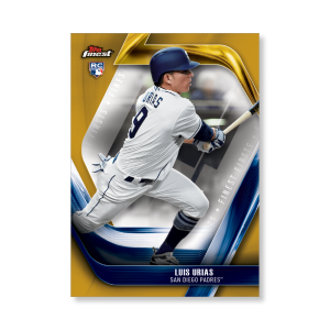 Luis Urias 2019 Topps Finest Baseball Finest Firsts Poster Gold Ed. # to 1- artbble-pos-19tfbb-2302-gold-s