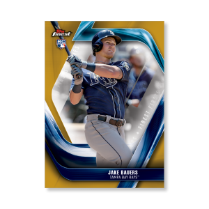 Jake Bauers 2019 Topps Finest Baseball Finest Firsts Poster Gold Ed. # to 1- artbble-pos-19tfbb-2305-gold-s