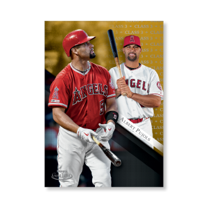 Albert Pujols 2019 Topps Gold Label Baseball Poster Gold Ed. # to 1- artbble-pos-19tglb-1402-gold-s