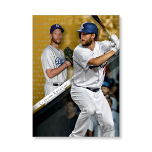 Clayton Kershaw 2019 Topps Gold Label Baseball Poster Gold Ed. # to 1- artbble-pos-19tglb-1434-gold-s