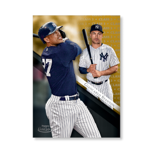 Giancarlo Stanton 2019 Topps Gold Label Baseball Poster Gold Ed. # to 1- artbble-pos-19tglb-1441-gold-s