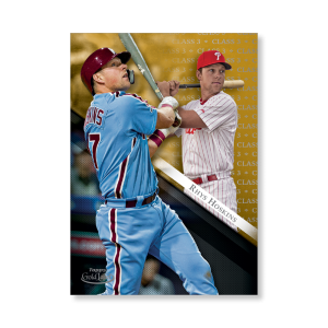 Rhys Hoskins 2019 Topps Gold Label Baseball Poster Gold Ed. # to 1- artbble-pos-19tglb-1450-gold-s
