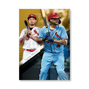 Yadier Molina 2019 Topps Gold Label Baseball Poster Gold Ed. # to 1- artbble-pos-19tglb-1458-gold-s