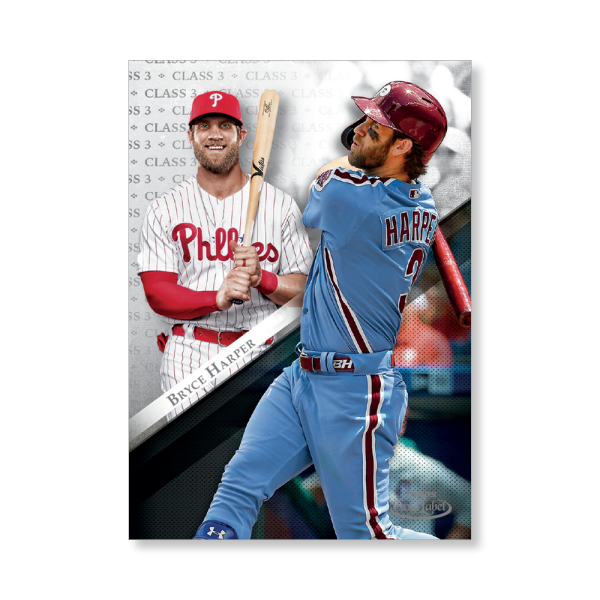 Bryce Harper 2019 Topps Gold Label Baseball Poster # to 99- artbble-pos-19tglb-1462-s