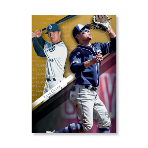 Luis Urias 2019 Topps Gold Label Baseball Poster Gold Ed. # to 1- artbble-pos-19tglb-1470-gold-s