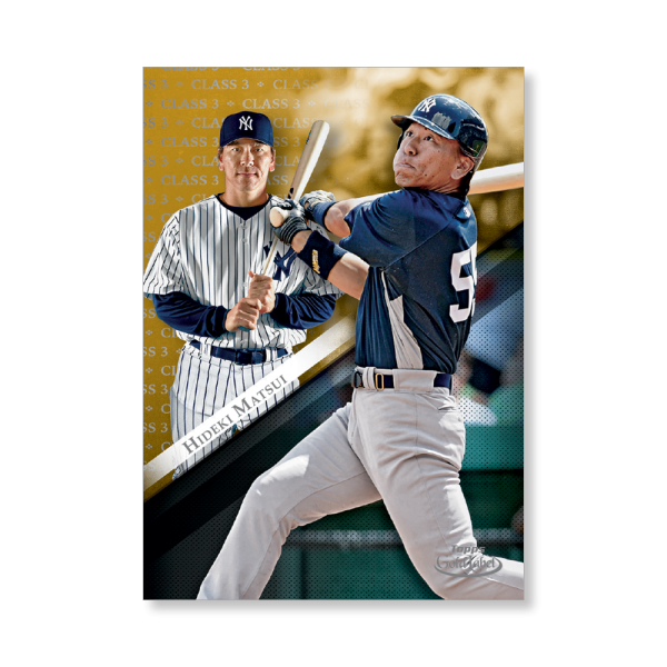 Hideki Matsui 2019 Topps Gold Label Baseball Poster Gold Ed. # to 1- artbble-pos-19tglb-1471-gold-s
