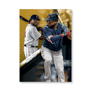 David Ortiz 2019 Topps Gold Label Baseball Poster Gold Ed. # to 1- artbble-pos-19tglb-1476-gold-s