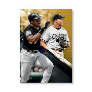 Frank Thomas 2019 Topps Gold Label Baseball Poster Gold Ed. # to 1- artbble-pos-19tglb-1481-gold-s
