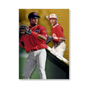 Barry Larkin 2019 Topps Gold Label Baseball Poster Gold Ed. # to 1- artbble-pos-19tglb-1483-gold-s