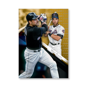 Mike Piazza 2019 Topps Gold Label Baseball Poster Gold Ed. # to 1- artbble-pos-19tglb-1488-gold-s