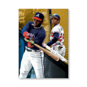 Deion Sanders 2019 Topps Gold Label Baseball Poster Gold Ed. # to 1- artbble-pos-19tglb-1496-gold-s