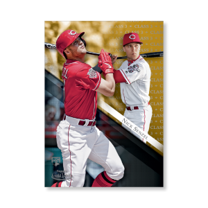 Nick Senzel 2019 Topps Gold Label Baseball Poster Gold Ed. # to 1- artbble-pos-19tglb-1502-gold-s