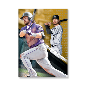 Brendan Rodgers 2019 Topps Gold Label Baseball Poster Gold Ed. # to 1- artbble-pos-19tglb-1504-gold-s
