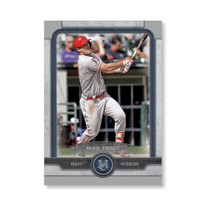 Mike Trout Topps Museum Baseball Base Cards Poster # to 99- artbble-pos-19tmbb-1003-s